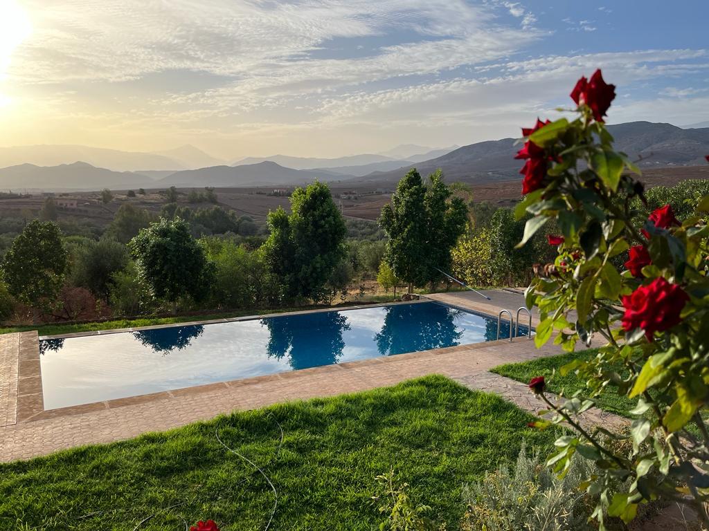 Dar Louka guesthouse overlooking the Atlas landscape
